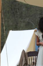 SELENA GOMEZ at In Dubious Battle Set in Georgia