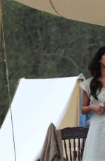 SELENA GOMEZ at In Dubious Battle Set in Georgia