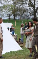 SELENA GOMEZ at In Dubious Battle Set in Georgia