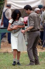 SELENA GOMEZ at In Dubious Battle Set in Georgia