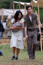 SELENA GOMEZ at In Dubious Battle Set in Georgia