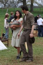 SELENA GOMEZ at In Dubious Battle Set in Georgia