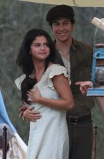 SELENA GOMEZ at In Dubious Battle Set in Georgia