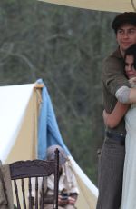 SELENA GOMEZ at In Dubious Battle Set in Georgia