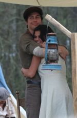 SELENA GOMEZ at In Dubious Battle Set in Georgia