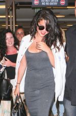 SELENA GOMEZ at LAX Airport in Los Angeles 04/19/2015