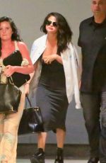 SELENA GOMEZ at LAX Airport in Los Angeles 04/19/2015