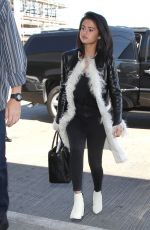SELENA GOMEZ at Los Angeles International Airport 04/28/2015