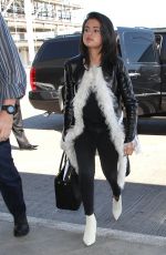 SELENA GOMEZ at Los Angeles International Airport 04/28/2015