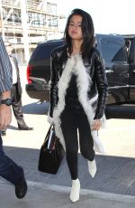 SELENA GOMEZ at Los Angeles International Airport 04/28/2015