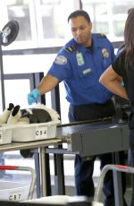 SELENA GOMEZ at Los Angeles International Airport 04/28/2015