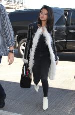 SELENA GOMEZ at Los Angeles International Airport 04/28/2015