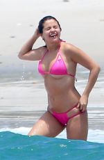 SELENA GOMEZ in Bikini at a Beach in Mexico