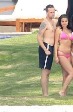 SELENA GOMEZ in Bikini at a Beach in Mexico