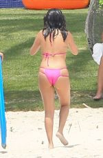 SELENA GOMEZ in Bikini at a Beach in Mexico