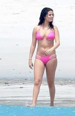 SELENA GOMEZ in Bikini at a Beach in Mexico