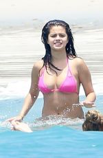 SELENA GOMEZ in Bikini at a Beach in Mexico