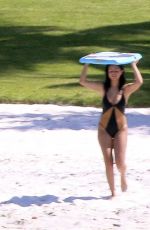 SELENA GOMEZ in Swimsuit at a Beach in Mexico