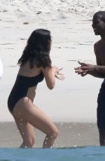 SELENA GOMEZ in Swimsuit at a Beach in Mexico