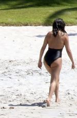 SELENA GOMEZ in Swimsuit at a Beach in Mexico