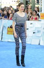 SHAILENE WOODLEY at 2015 MTV Movie Awards in Los Angeles