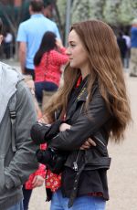 SHAILENE WOODLEY on the Set of Oliver Stone