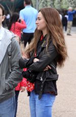 SHAILENE WOODLEY on the Set of Oliver Stone