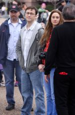 SHAILENE WOODLEY on the Set of Oliver Stone
