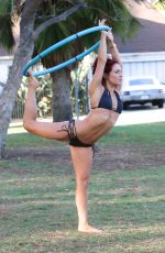 SHARNA BURGESS in Bikini Working Out in Los Angeles