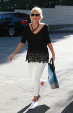SHARON STONE Arrives at The Sunset Marquis Hotel