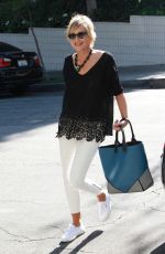 SHARON STONE Arrives at The Sunset Marquis Hotel