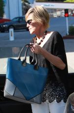 SHARON STONE Arrives at The Sunset Marquis Hotel