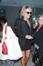 SHARON STONE at Los Angeles International Airport
