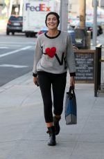 SHARON STONE Out and About in Beverly Hills 04/20/2015