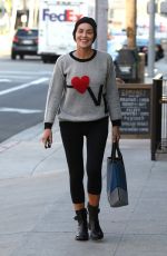 SHARON STONE Out and About in Beverly Hills 04/20/2015