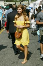 STEFANIE SCOTT Shopping at Farmers Market in Hollywood