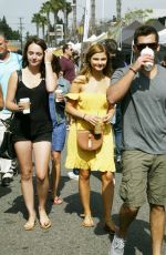 STEFANIE SCOTT Shopping at Farmers Market in Hollywood