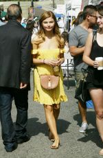 STEFANIE SCOTT Shopping at Farmers Market in Hollywood