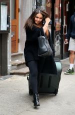 STELLA HUDGENS Out and About in New York 04/14/2015