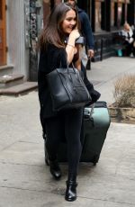 STELLA HUDGENS Out and About in New York 04/14/2015