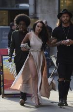 STEPHANIE DAVIS Arrives at Pretty Green Store Launch in Manchester