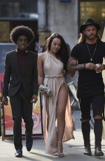 STEPHANIE DAVIS Arrives at Pretty Green Store Launch in Manchester