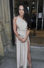 STEPHANIE DAVIS, RHIAN SUGDEN and STEPHANIE WARING at Avalanche Restaurant in Manchester