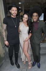 STEPHANIE DAVIS, RHIAN SUGDEN and STEPHANIE WARING at Avalanche Restaurant in Manchester