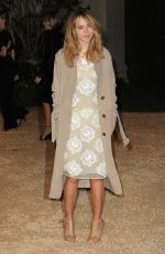 SUKI WATERHOUSE at Burberry London in Los Angeles Event in Los Angeles