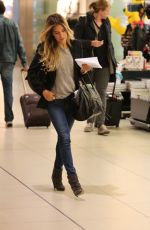 SYLVIE VAB DER VAART at Aiport in Cologne 04/11/2015