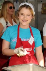 TAYLOR SPREITLER at Los Angeles Mission Easter Event