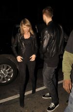 TAYLOR SWIFT and Calvin Harris Night Out in West Hollywood