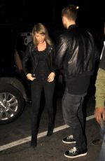 TAYLOR SWIFT and Calvin Harris Night Out in West Hollywood