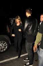 TAYLOR SWIFT and Calvin Harris Night Out in West Hollywood